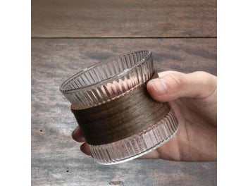 Listing 5 of 10 for GIANXI Japanese Style Tea Cups With Walnut Sleeve High Grade Transparent Mug