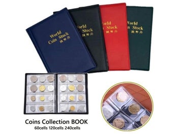 Listing 3 of 10 for 60/120/240Pockets Album For Coinnning Collection Book Home Decoration Photo