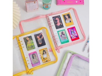 Listing 4 of 16 for A5 Zipper Kpop Photocard Binder DIY Photo Album