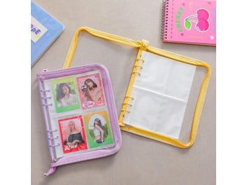 Listing 6 of 16 for A5 Zipper Kpop Photocard Binder DIY Photo Album