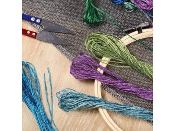 Listing 3 of 9 for Hot 19Pcs Metallic Embroidery Skein Threads Multi-Color Embroidery Floss