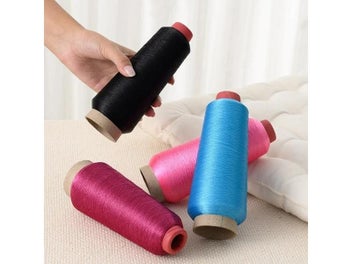 Listing 4 of 10 for Colorful Computer Embroidery Cross Stitch DIY Manual Bright Silk Gold Thread