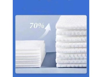 Listing 5 of 9 for Cotton Disposable Face Towel For Skincare Wet Dry Wipes Makeup Remover