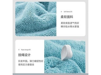 Listing 6 of 10 for Women Microfiber Towels For Hair Bath Bathroom Towels
