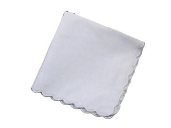 Listing 4 of 8 for 5Pcs/lot Solid Lace Cotton Handkerchiefs For Women Kids Birthday/Christmas Gift