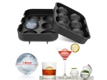 Listing 4 of 10 for Ice Cube Trays Silicone Sphere Ball Maker For Whiskey Cocktails Reusable BPA