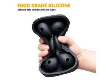 Listing 7 of 10 for Ice Cube Trays Silicone Sphere Ball Maker For Whiskey Cocktails Reusable BPA