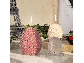 Listing 3 of 9 for 3D Rose Ball Aromatherapy Candle Soap Mould Rose Flower Cake Decoration Scented