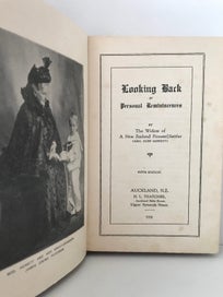 Listing 5 of 10 for LOOKING BACK: Or Personal Reminiscences by The Widow of a Pioneer Settler 1928