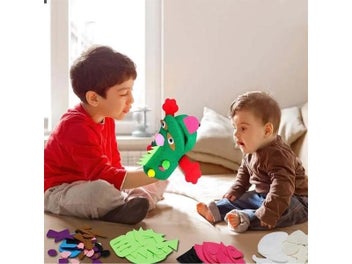 Listing 6 of 9 for 6Pcs Hand Puppet Making Kit For Kids Art Craft Felt Toys Make Your Own Sock