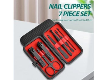 Listing 3 of 9 for Home 7piece Nail Clipper Set With Large Opening Manicure Tools