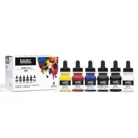 Listing 4 of 6 for Liquitex Acrylic Ink Essentials 30ml Set of 6, Assorted Colours