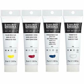 Listing 2 of 5 for Liquitex Professional Heavy Body Acrylic Paint Set Mixing Set of 4 x 59ml