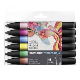 Listing 1 of 5 for Winsor & Newton Promarker Watercolour 6 Floral Tones Set, Paint Markers