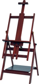 Listing 1 of 1 for Winsor & Newton Hamilton Studio Easel Deep Mahogany, Adjustable Tray, Folds F...