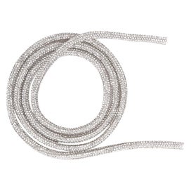 Listing 2 of 3 for 6mm 1m Rhinestones Tube Rope Trim Chain DIY Clothes Decoration