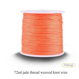Listing 3 of 3 for 100M x 0.8mm Nylon Chinese Knot Cord Rattail Macrame Shamballa Thread String