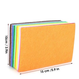 Listing 3 of 3 for 10x15cm 80Pcs Felt Cloth Fabric DIY Craft Decorative Material for Home Sewing