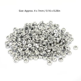 Listing 1 of 2 for 500PCs Acrylic Beads Round DIY Material Handmade Beaded