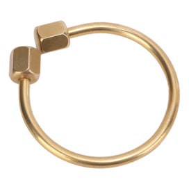 Listing 3 of 3 for Brass Screw Lock Keychain Smal Lock Clip Key Holder Camping Buckle Hook Key Ring