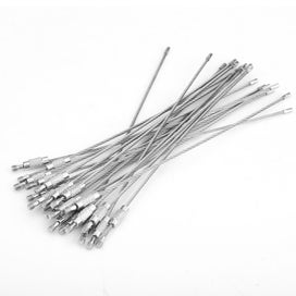 Listing 3 of 3 for 20PCS Wire Keychains Cable Rope Key Ring with Screw