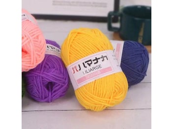 Listing 5 of 10 for 25g Milk Cotton Yarn Soft Anti-Pilling High Quality Hand Knitting Crochet Yarn