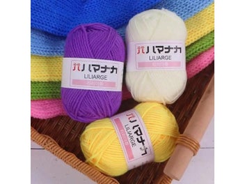 Listing 8 of 10 for 25g Milk Cotton Yarn Soft Anti-Pilling High Quality Hand Knitting Crochet Yarn