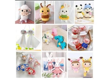 Listing 7 of 10 for 20-200g/Lot Doll Stuffed Cotton Toys Polyester Fiber Filling DIY Pillow