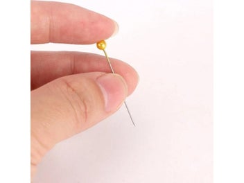 Listing 7 of 9 for 480Pcs Sewing Pins Straight Pins Head Pins Colorful White Round Pearl Head