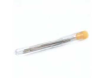 Listing 6 of 9 for 9 Pieces Silver Large-eye Blunt Needles Steel Yarn Knitting Needles Sewing