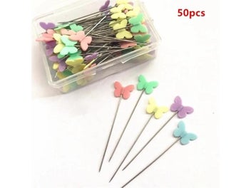 Listing 4 of 9 for New 50Pcs Dressmaking Pins Embroidery Patchwork Pins Accessories Tools Sewing