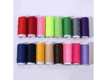 Listing 5 of 15 for 10Pcs/Set 200Yards/Spool Polyester Sewing Thread For Home Sewing Kit