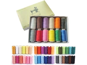 Listing 3 of 10 for 6/8/10/12Pcs 380/400Yards Polyester Embroidery Thread Kits For DIY Sewing