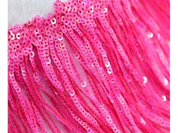 Listing 3 of 10 for 1 Yard Sequins Tassel Fringe For Sewing In Clothes Decorative Trimmings 17cm