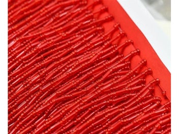 Listing 7 of 10 for 5 Yards Bulk Glass Bead Fringe Trim Tassels Sewing Articles For 10cm Fringes