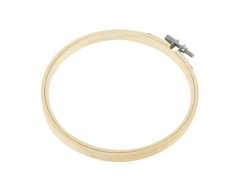 Listing 7 of 9 for 5pcs 13-30cm Wooden Embroidery Hoop Rings For DIY Cross Stitch