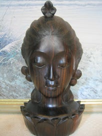 Listing 11 of 20 for Vintage Balinese Indonesia Hand Carved Wooden Sculpture. $89 Each