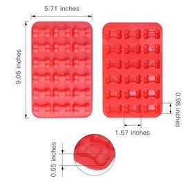 Listing 10 of 12 for Puppy Dog Paw and Bone Silicone Molds,Non-Stick Food Grade Silicone Molds for Ch