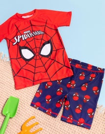 Listing 2 of 4 for Marvel Red 2 Piece Swim Set (Boys)