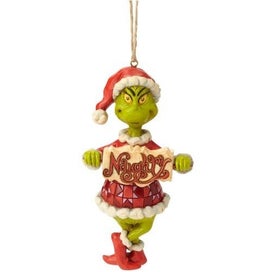 Listing 1 of 2 for Dr Seuss The Grinch by Jim Shore - Grinch Naughty/Nice Hanging Ornament