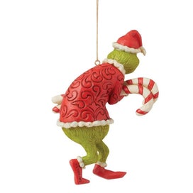 Listing 2 of 2 for Dr Seuss The Grinch by Jim Shore - Grinch Stealing Candy Canes Hanging Ornament