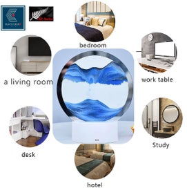 Listing 10 of 20 for NEW new Sandscapes Painting Picture Glass Frame Home Art Decor *Clearance*