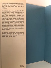 Listing 4 of 12 for BUTTERFLIES OF NEW ZEALAND by W.B.R. Laidlaw 1970 1st edition