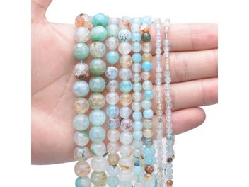 Listing 6 of 10 for Natural Stone Beads For Jewelry Making DIY Bracelet 4 6 8 10 12mm