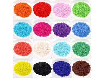 Listing 6 of 10 for 2mm 3mm 4mm Gold Silver Crystal Glass Spacer Beads Czech Seed Beads BLUV03X