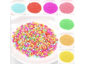 Listing 7 of 10 for 2mm 3mm 4mm Gold Silver Crystal Glass Spacer Beads Czech Seed Beads BLUV03X