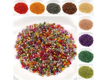 Listing 8 of 10 for 2mm 3mm 4mm Gold Silver Crystal Glass Spacer Beads Czech Seed Beads BLUV03X