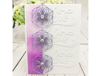 Listing 5 of 9 for Alinacutle Metal Cutting Die Cut Craft Cutting Card Cutting Hexagon Frame