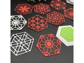 Listing 7 of 9 for Alinacutle Metal Cutting Die Cut Craft Cutting Card Cutting Hexagon Frame