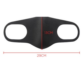 Listing 2 of 4 for M06 30PCS 3D Outdoor Protection with Elastic Ear Loop Mask Black Foam Anti Haze